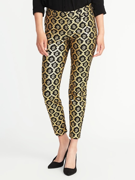 View large product image 1 of 3. Mid-Rise Pixie Full-Length Pants for Women
