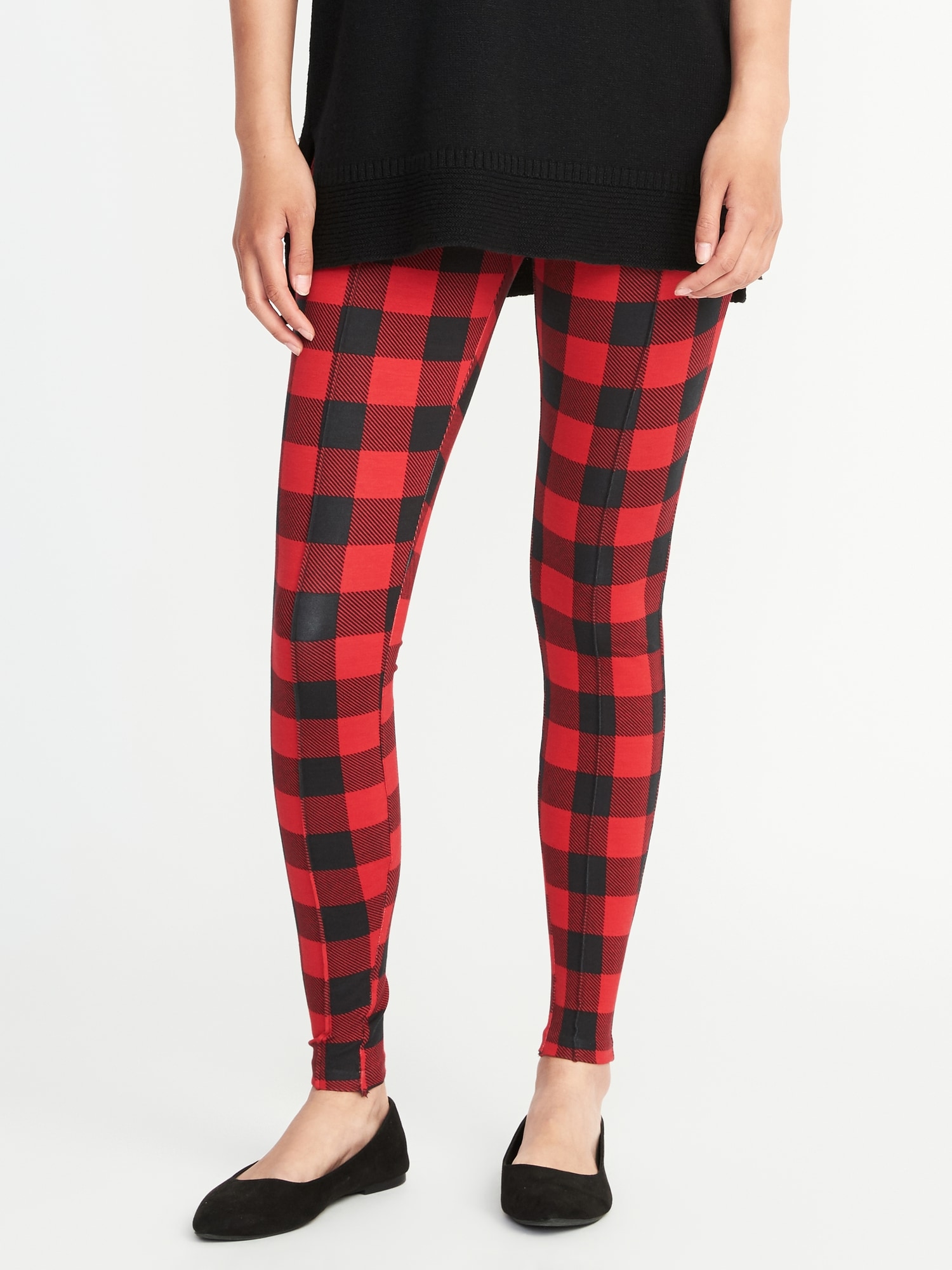 High-Rise Stevie Printed Ponte-Knit Pants for Women | Old Navy