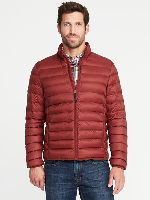 View large product image 1 of 1. Packable Narrow-Channel Down Jacket for Men