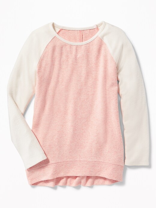 Color-Blocked Baseball-Style Sweater-Knit for Girls | Old Navy