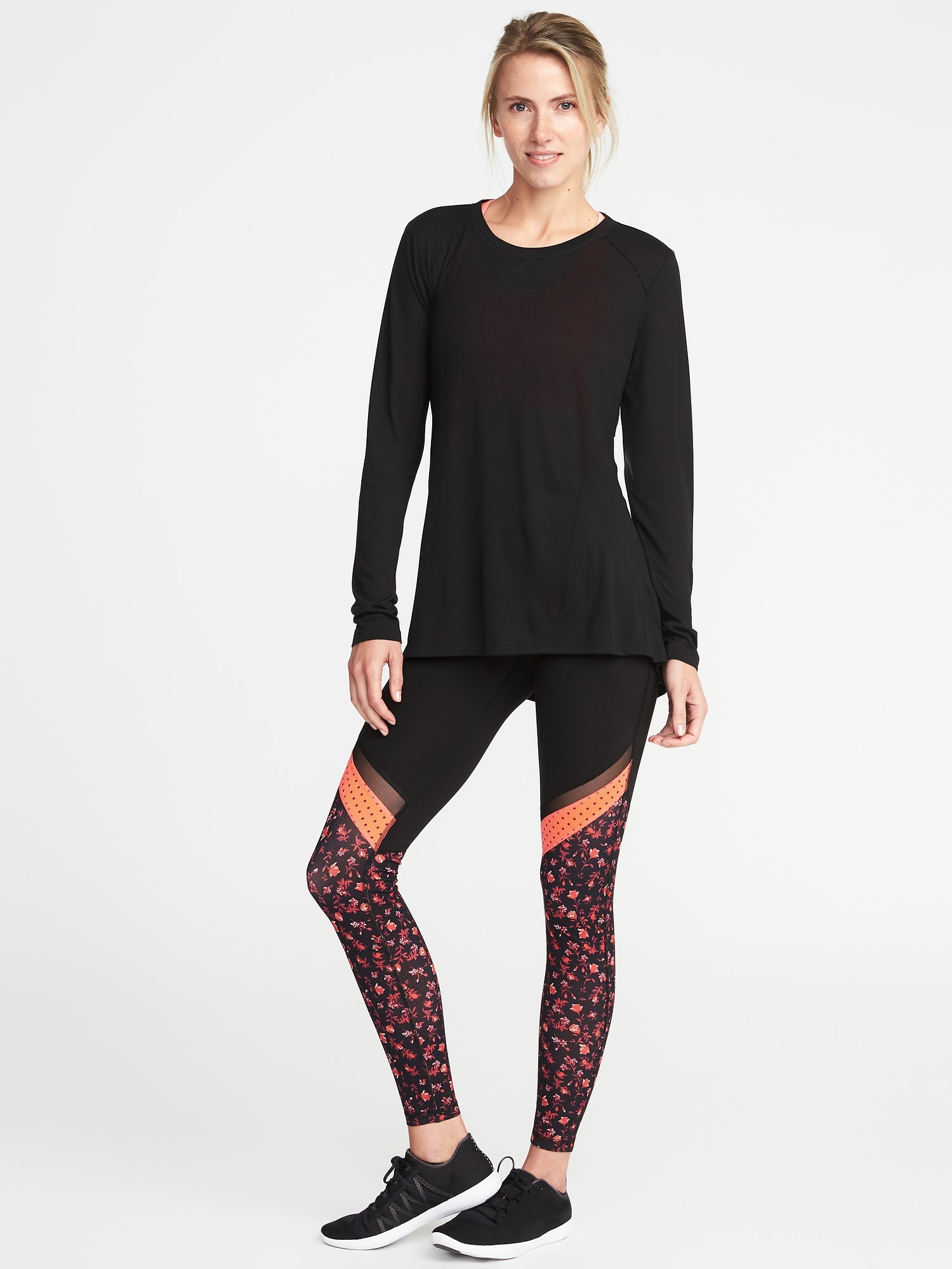 CutOut Back Performance Tee for Women Old Navy