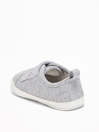 View large product image 3 of 4. Jersey Secure-Close Sneakers for Baby