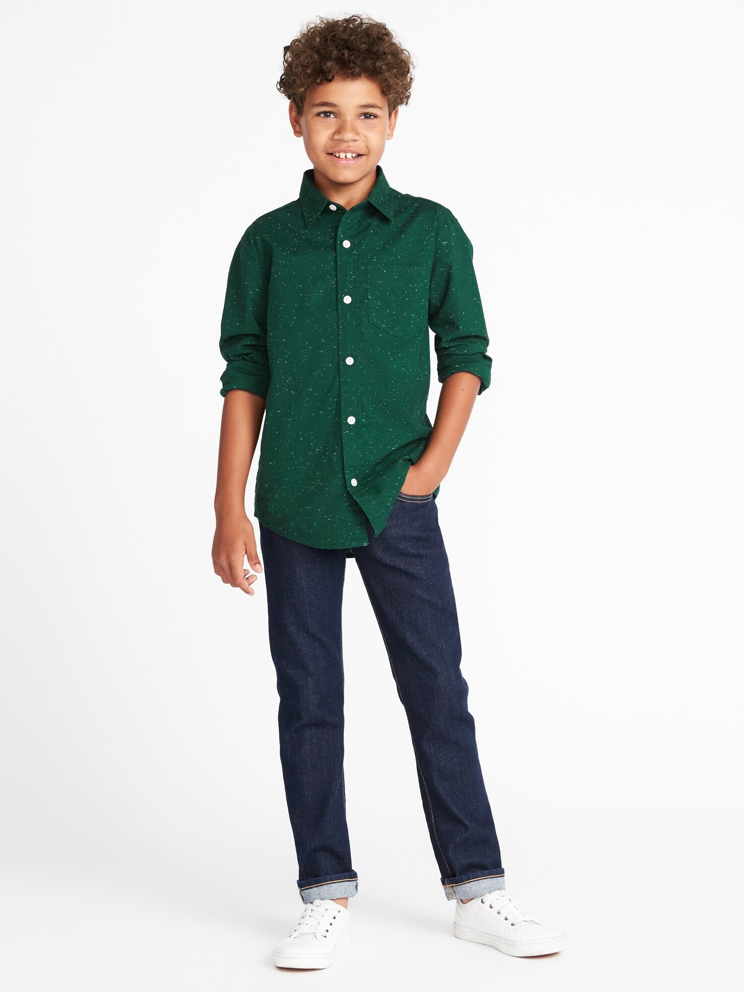 Built-in-flex Classic Shirt For Boys 