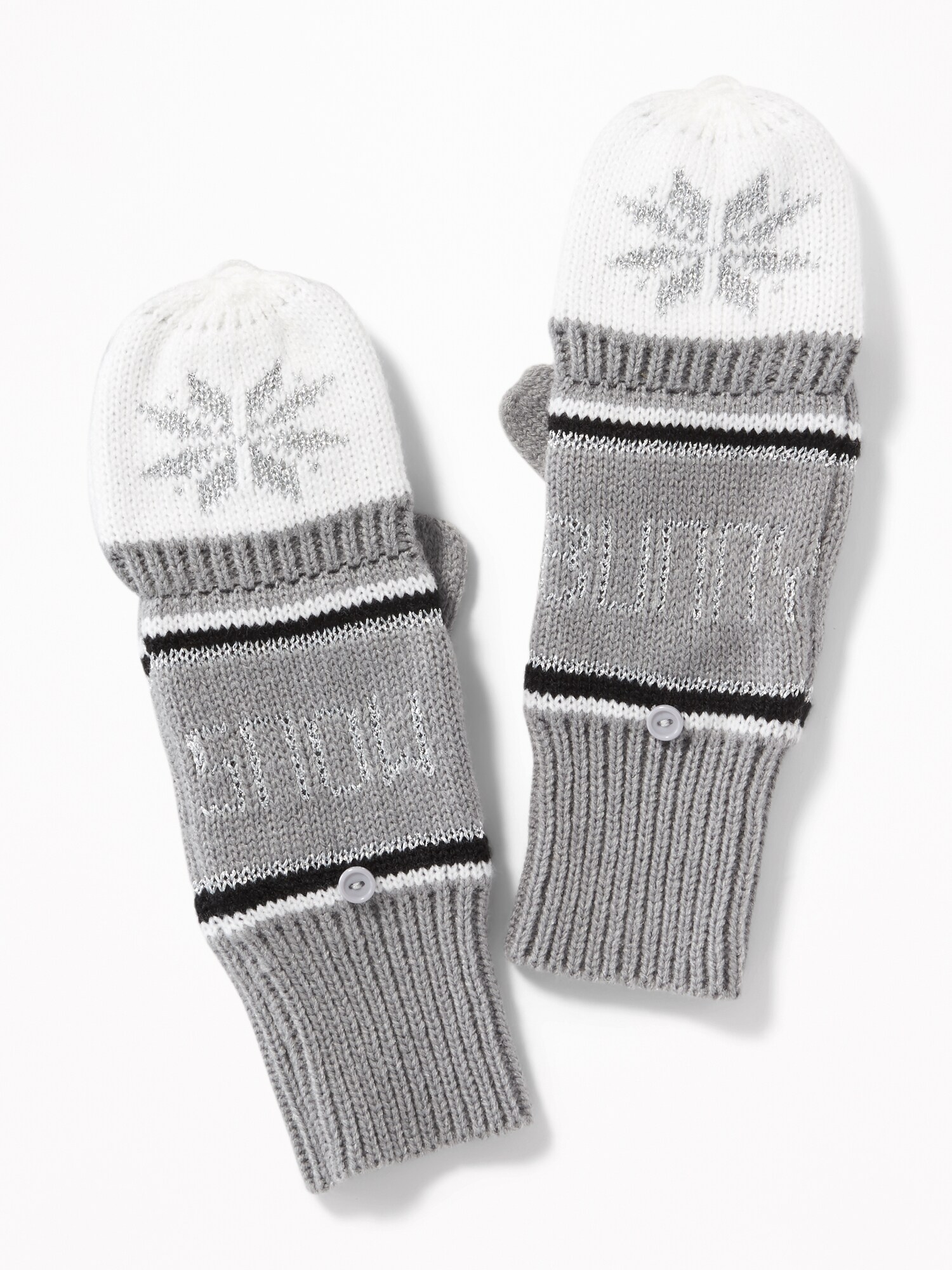 Convertible FlipTop Gloves for Girls Old Navy