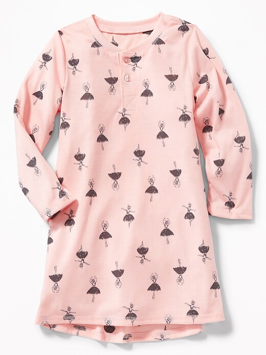 Ballerina-Printed Sleep Dress for Toddler \u0026 Baby | Old Navy