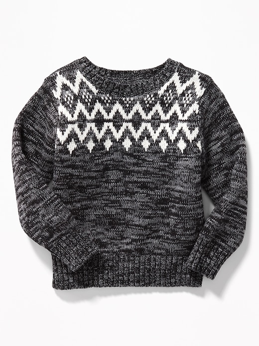 View large product image 1 of 2. Fair Isle Sweater for Toddler Boys