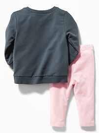 View large product image 3 of 3. Graphic Sweatshirt & Leggings Set for Baby