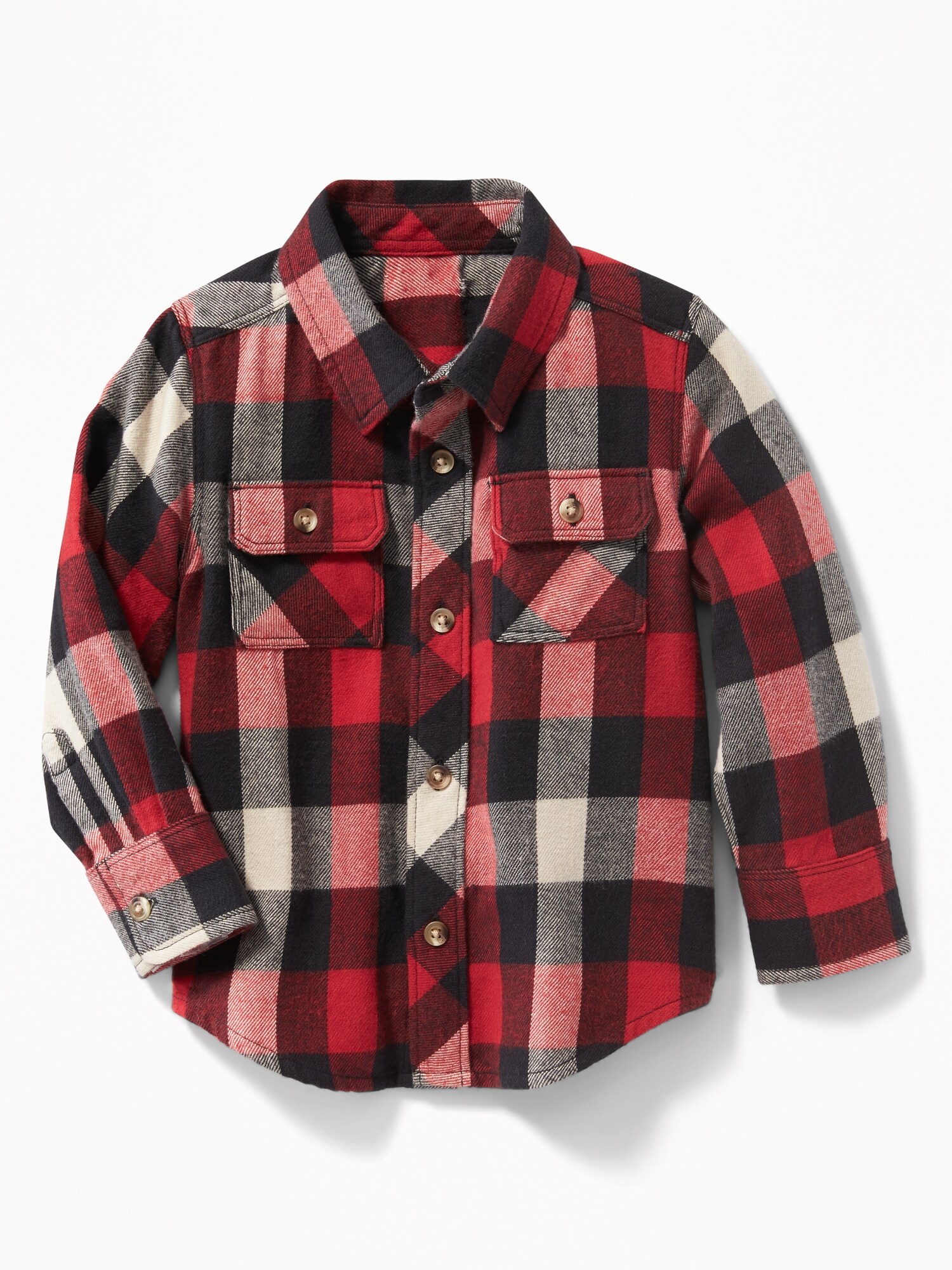 Plaid Flannel Utility Shirt for Toddler Boys | Old Navy