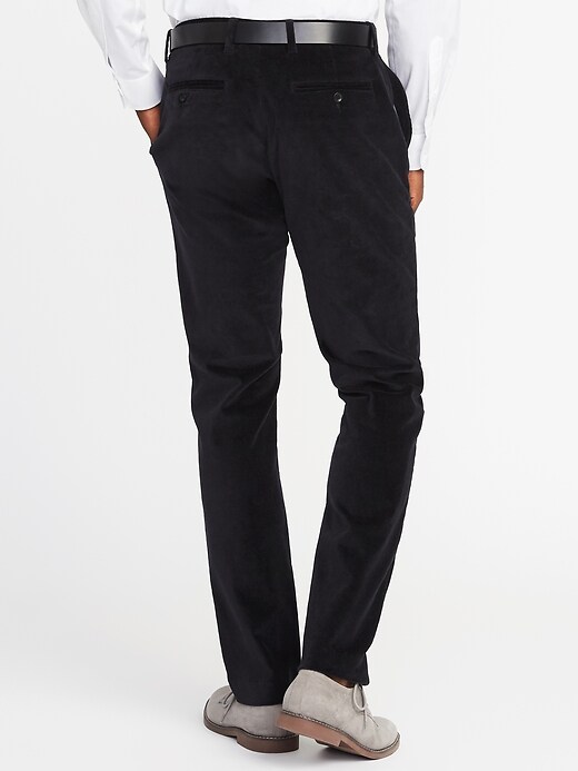View large product image 2 of 2. Slim Signature Built-In Flex Velvet Pants for Men