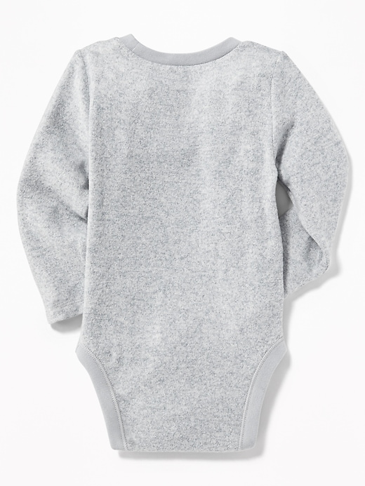 View large product image 2 of 2. Plush-Knit Bodysuit for Baby