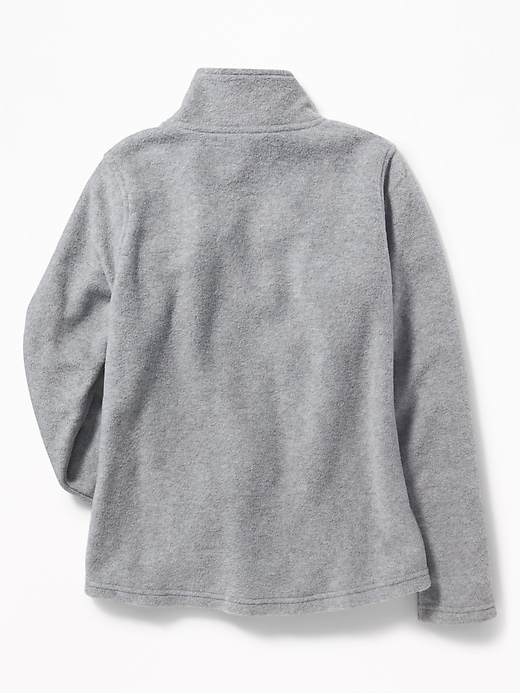 View large product image 2 of 2. Go-Warm Performance Fleece 1/4-Zip Pullover for Girls