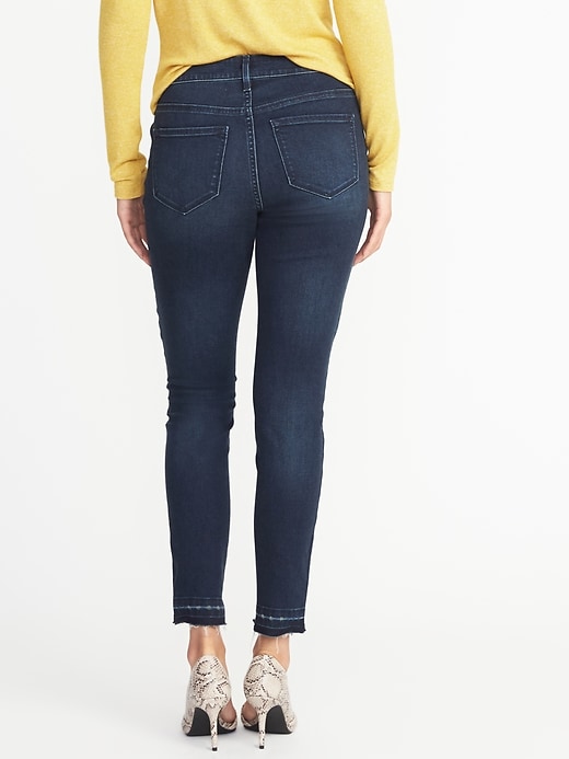 View large product image 2 of 3. Mid-Rise Step-Hem Rockstar Jeans for Women