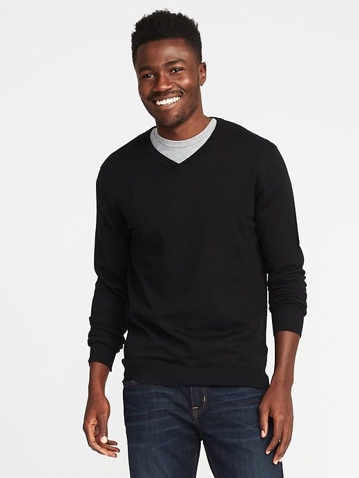 Image number 1 showing, V-Neck Sweater for Men