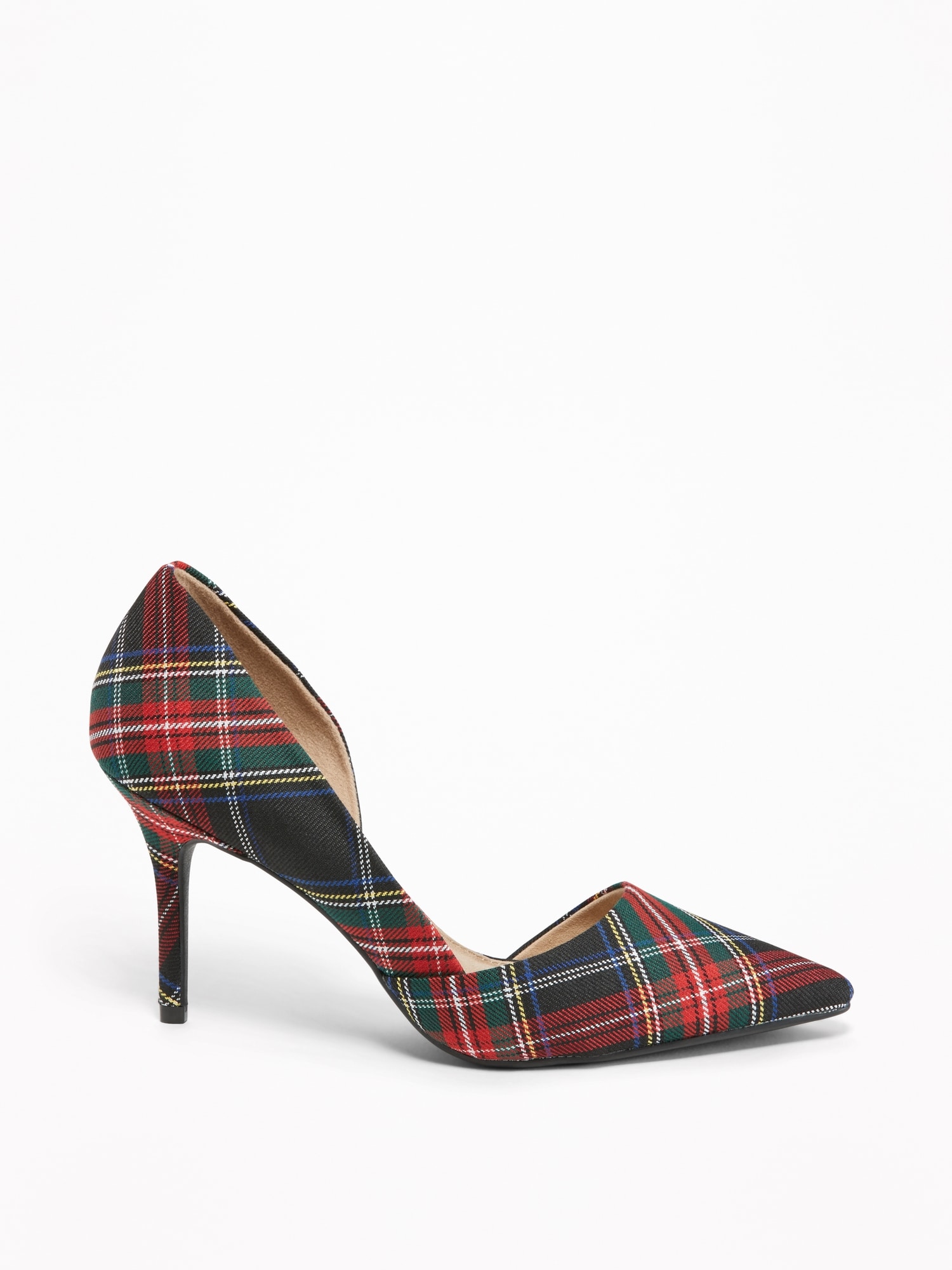 Red tartan sale plaid heels