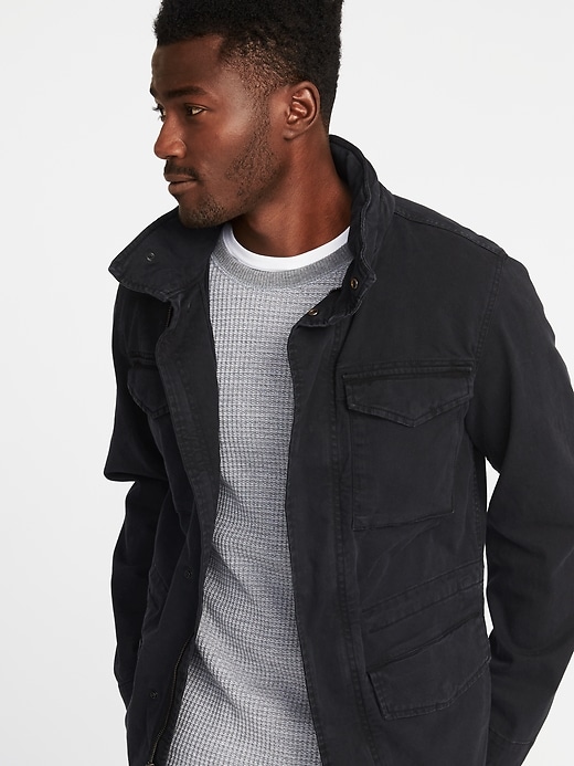 Image number 4 showing, Garment-Dyed Built-In-Flex Twill Jacket for Men