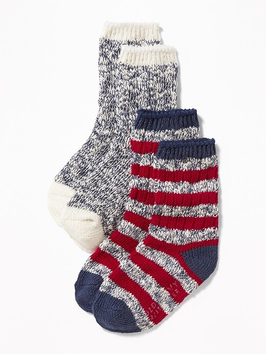 2-Pack Marled Boot Socks for Toddler & Baby | Old Navy