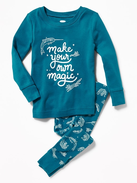 View large product image 1 of 1. "Make Your Own Magic" Sleep Set for Toddler & Baby