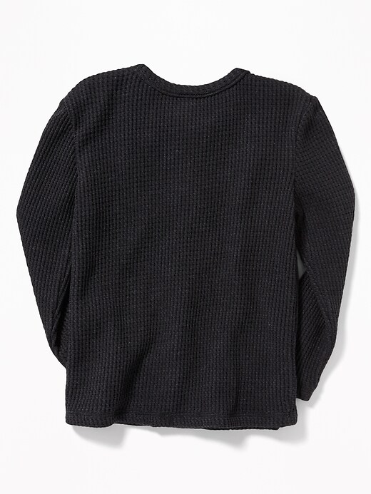 Thermal WaffleKnit Henley for Toddler Boys Old Navy