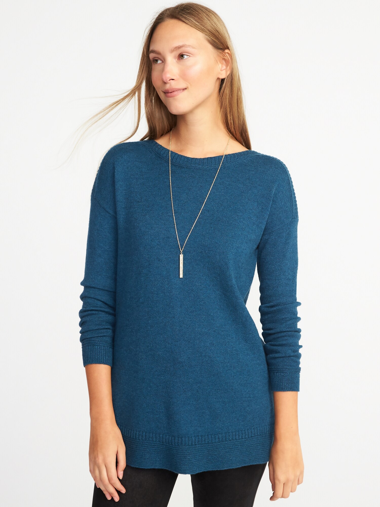 Boat-Neck Tunic Sweater for Women | Old Navy