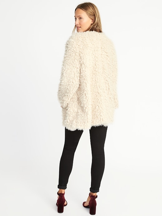Image number 2 showing, Faux-Fur Coat for Women