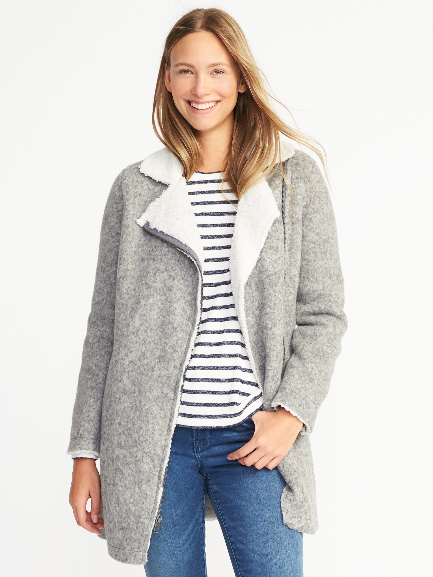 Old navy hotsell sherpa moto jacket