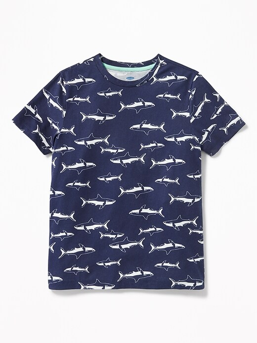 View large product image 1 of 1. Printed Crew-Neck Tee For Boys