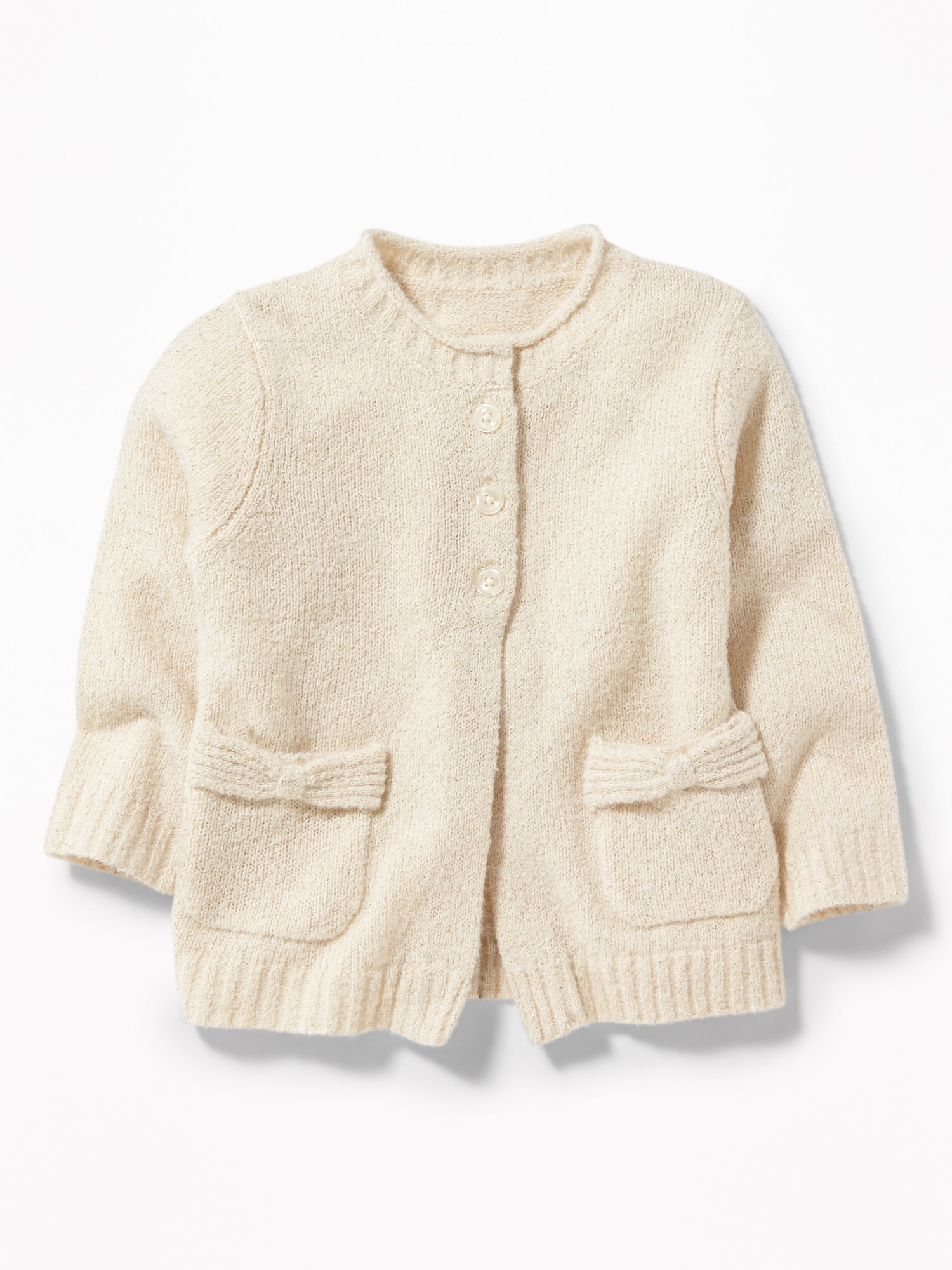 Sparkle BowTie Pocket Cardi for Toddler Girls Old Navy