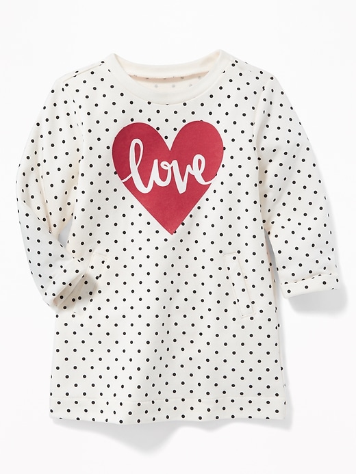 French-Terry Sweatshirt Dress for Baby | Old Navy