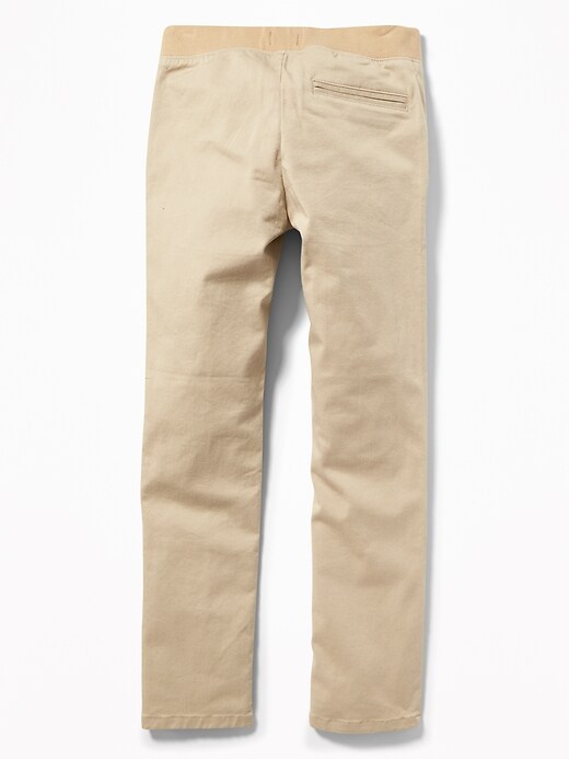 View large product image 2 of 3. Built-In Flex Max Slim Taper Khakis For Boys