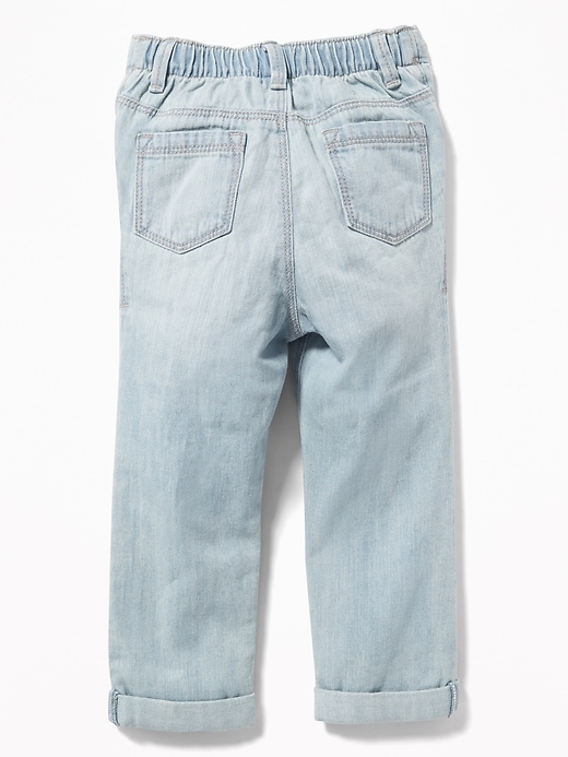 View large product image 2 of 2. Distressed Boyfriend Jeans for Toddler Girls
