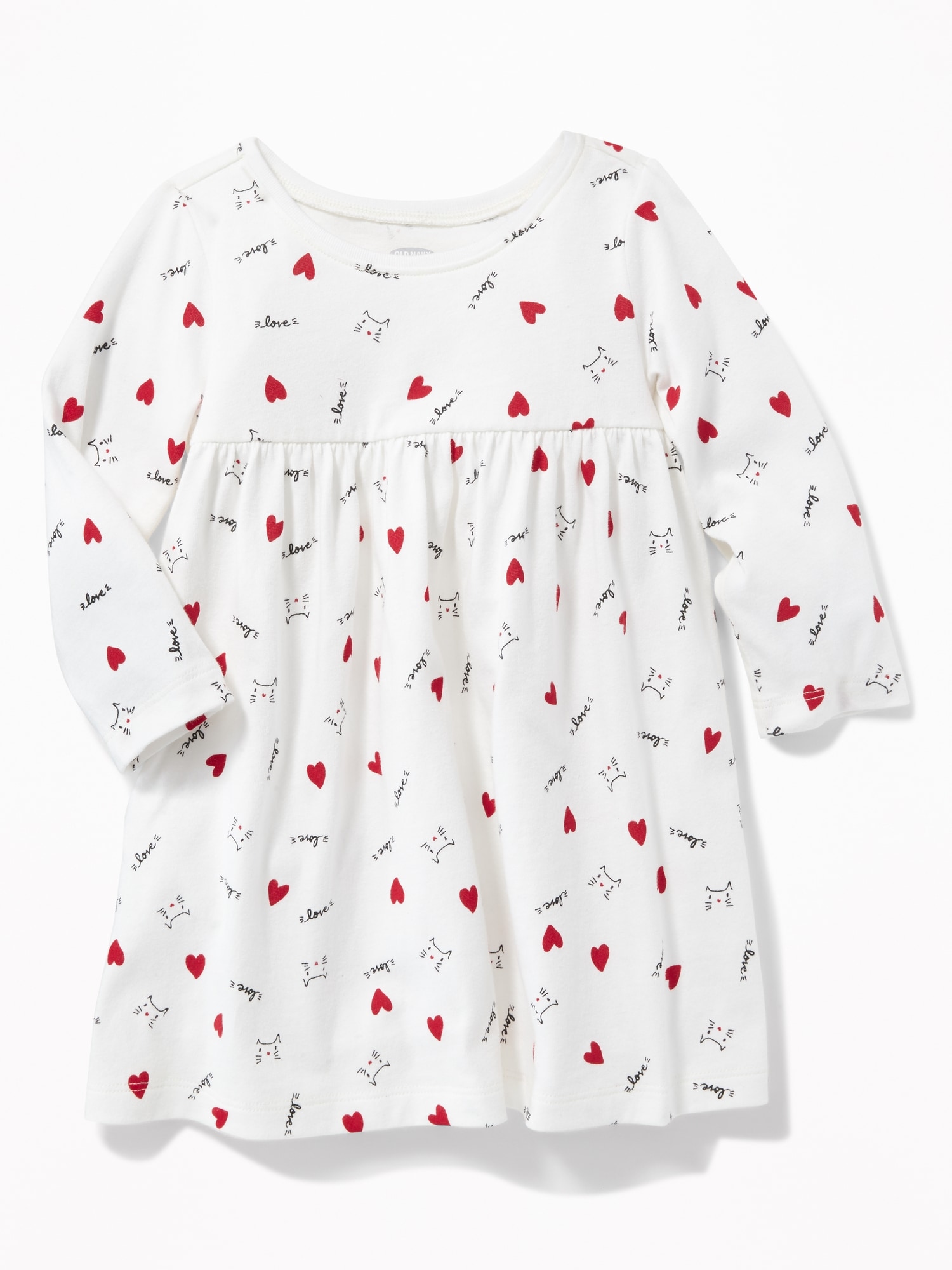 Patterned Jersey Babydoll Dress for Baby | Old Navy