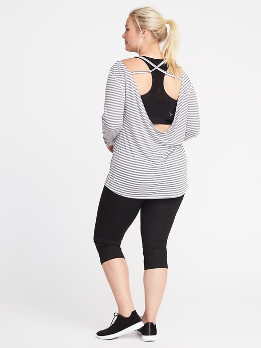 Image number 2 showing, Go-Dry Crossback Plus-Size Top