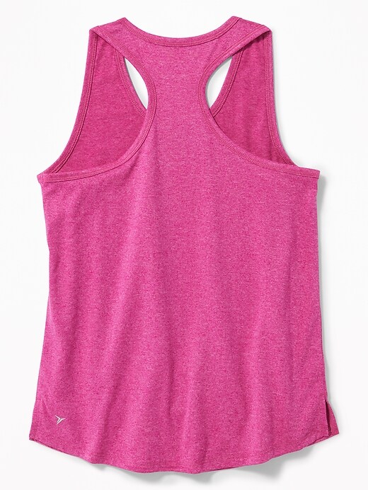 View large product image 2 of 3. Go-Dry Cool Racerback Tank for Girls