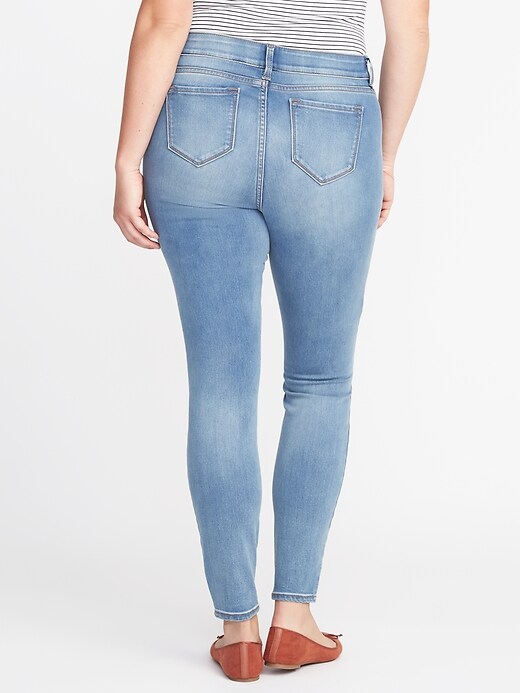 Image number 2 showing, Secret-Slim Pockets + Waistband Built-In Warm Plus-Size Rockstar Jeans