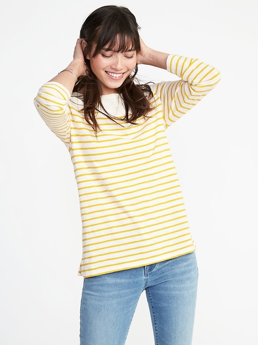 Relaxed Mariner-Stripe Tee for Women | Old Navy
