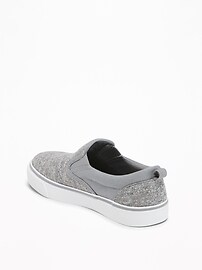 View large product image 3 of 3. Heathered-Jersey Slip-Ons for Boys