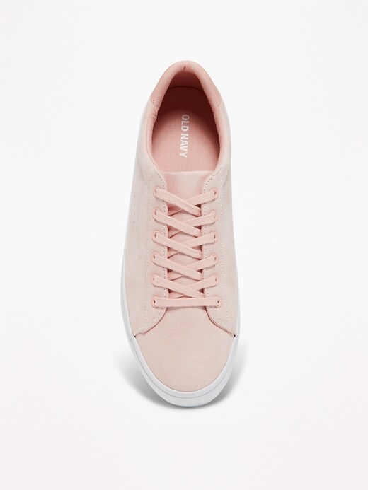 Image number 3 showing, Faux-Suede Classic Sneakers for Women