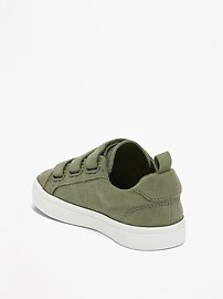 View large product image 3 of 4. Sueded Secure-Strap Sneakers for Toddler Boys