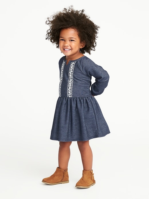 French-Terry Drop-Waist Dress for Toddler Girls | Old Navy