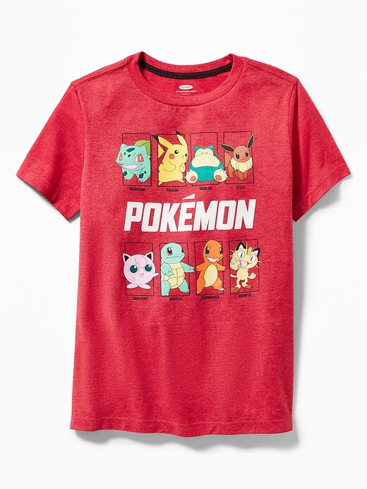 View large product image 1 of 2. Pokémon&#153 Character Grid Tee for Boys