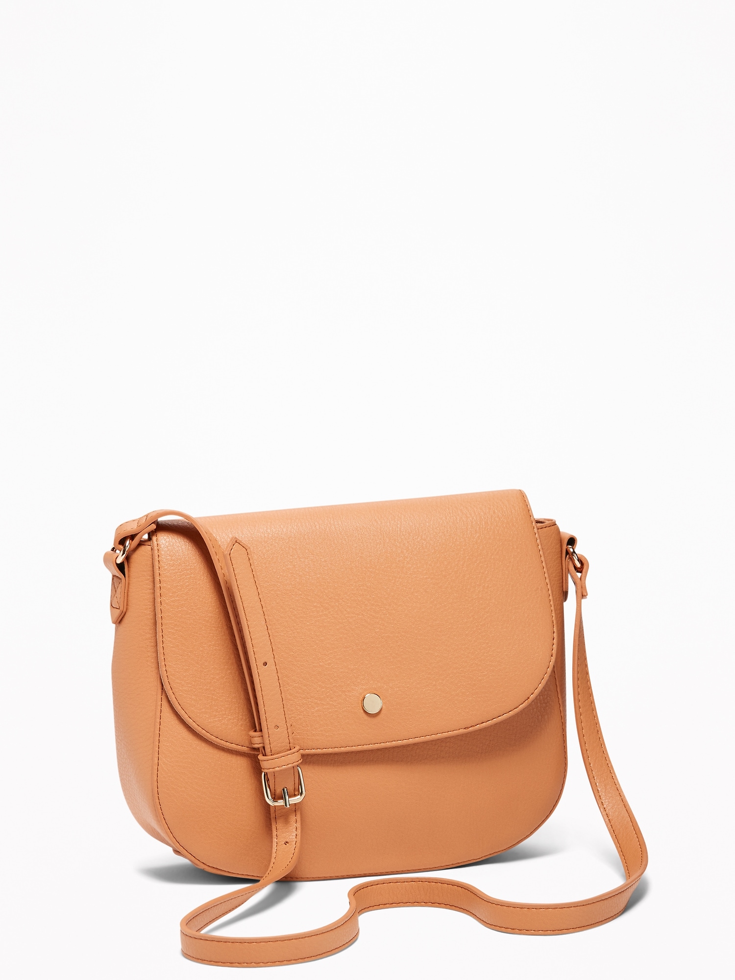 Faux-Leather Saddle Bag for Women | Old Navy