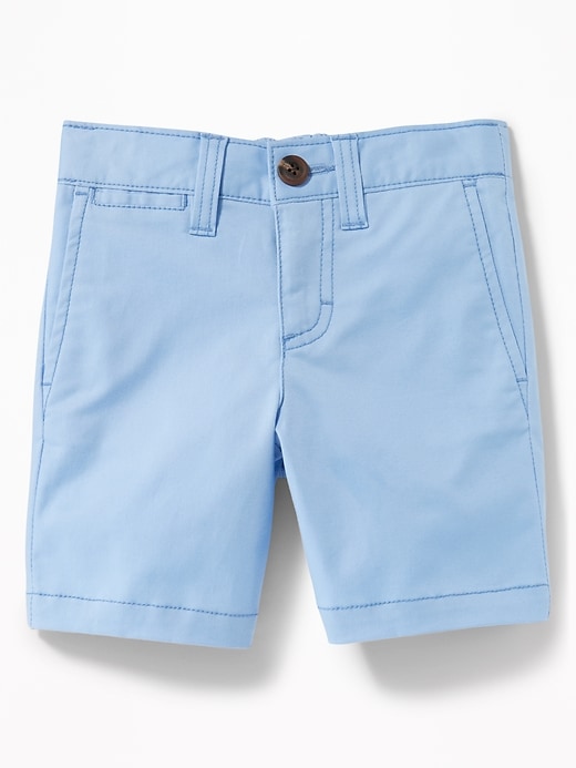 View large product image 1 of 3. Built-In Flex Twill Shorts for Toddler Boys
