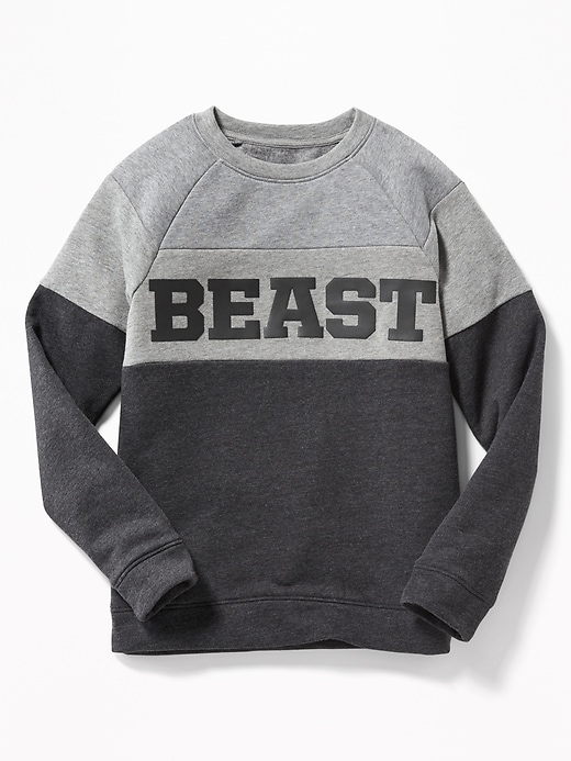 Graphic Color-Blocked Sweatshirt For Boys | Old Navy
