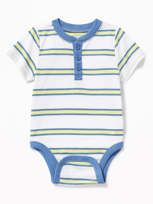 View large product image 1 of 1. Henley Bodysuit for Baby