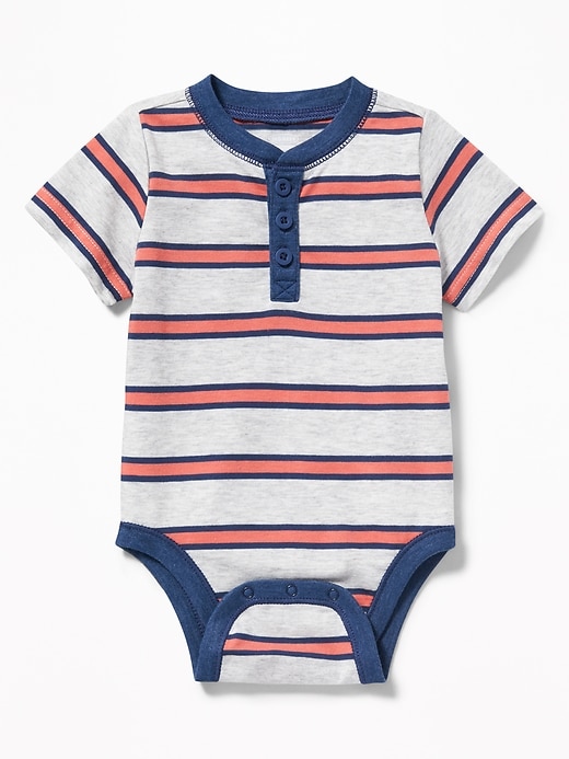 View large product image 1 of 1. Henley Bodysuit for Baby