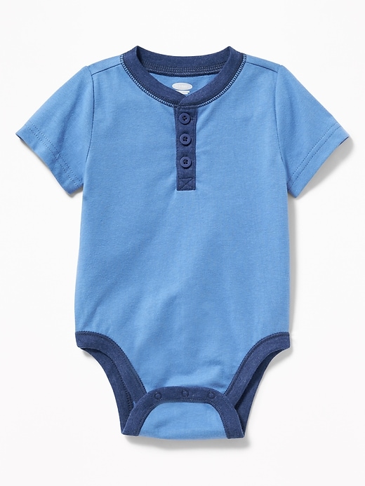 View large product image 1 of 2. Henley Bodysuit for Baby