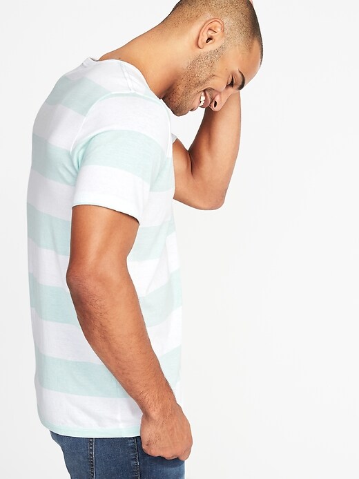 Image number 4 showing, Soft-Washed Striped Tee for Men