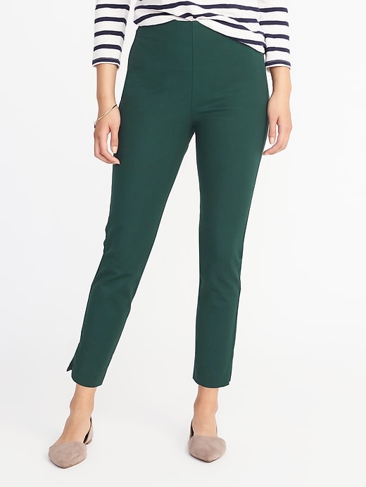 View large product image 1 of 1. High-Rise Pixie Side-Zip Pants for Women