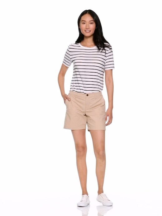 ladies navy shorts size 14