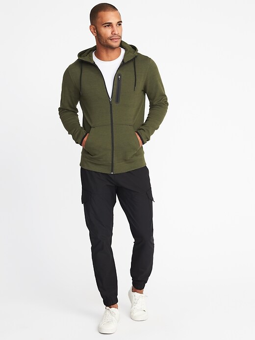 Image number 3 showing, Go-Dry Zip-Front Performance Hoodie for Men